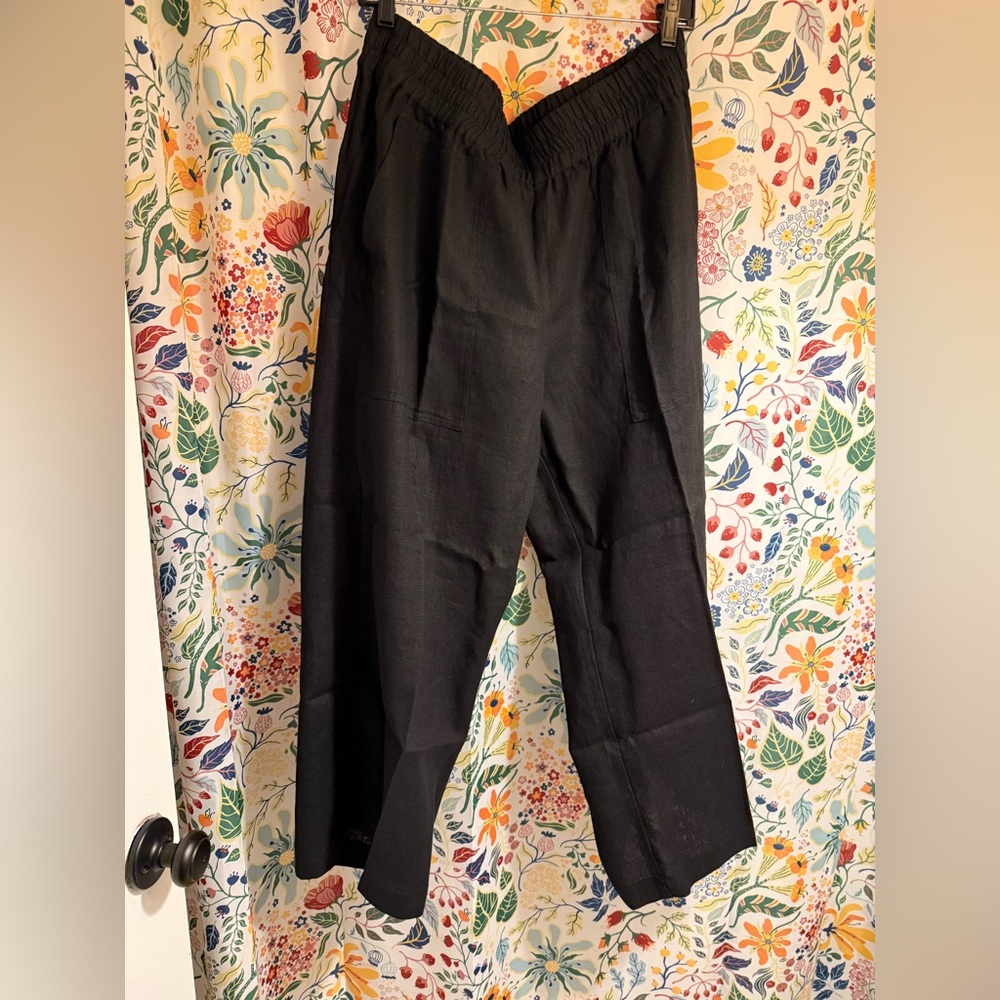 notPERFECTLINEN Puglia Straight Cut Pants-XL